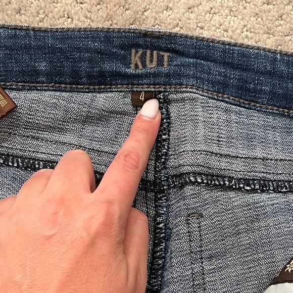 Kut from the Kloth High Rise Straight Jeans, Women’s Size 4 - Picture 3 of 3